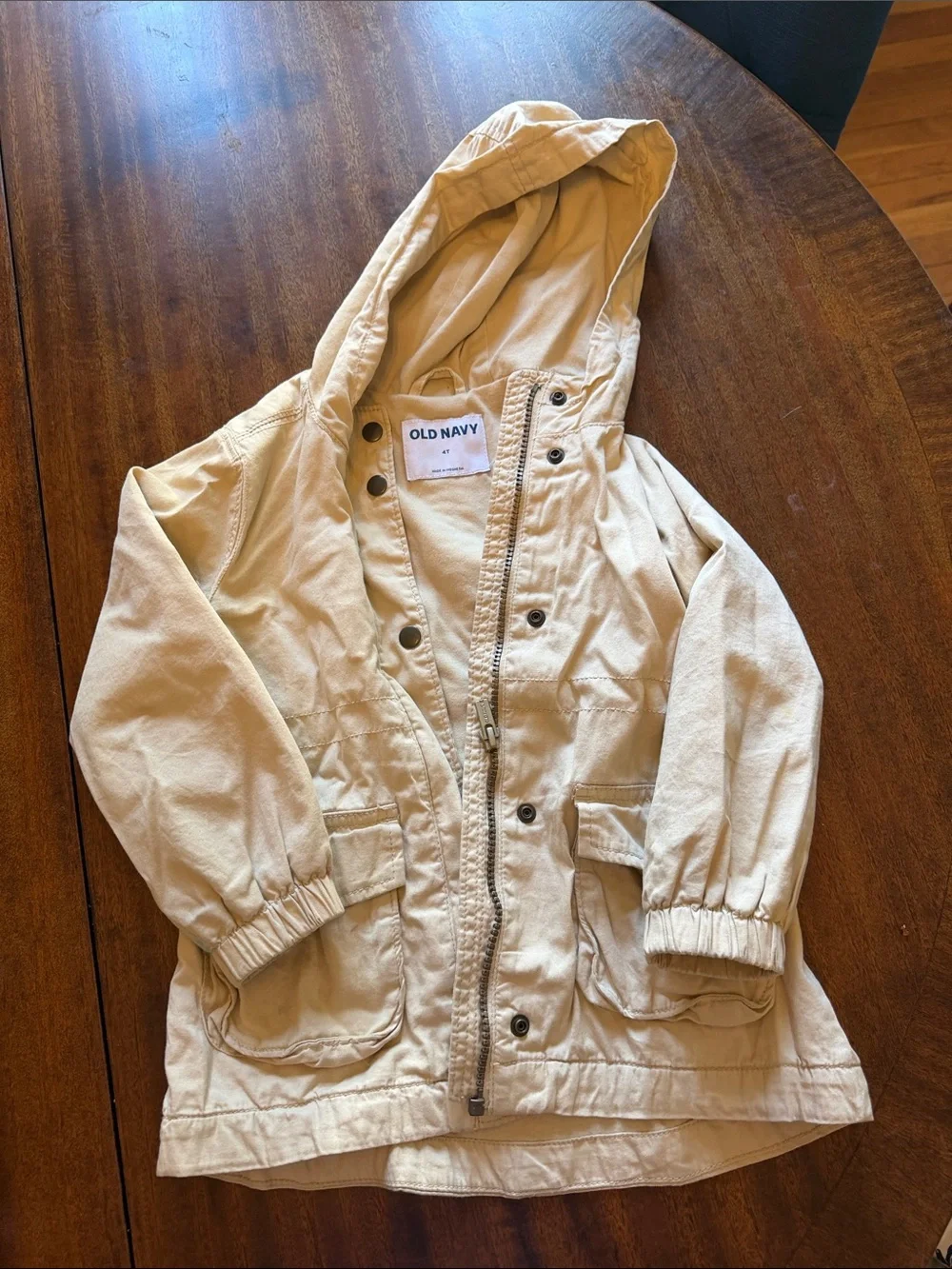 Old Navy Kids Hooded Jacket in Light Beige, kids items BOGO!